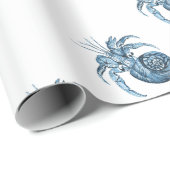 OZEAN-Strandgeschenke der blauen Fische Seeküsten Geschenkpapier (Rolleneckpunkt)