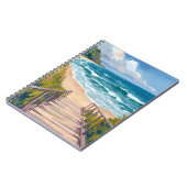 Ozean Strandpromenade | Küstenwellen Notizblock (Linke Seite)