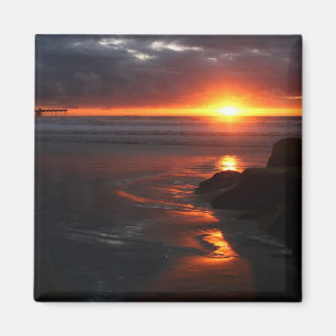Ozean-Strandsonnenuntergang Magnet
