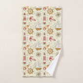 Ozean-Szene Badhandtuch Set (Handtuch)