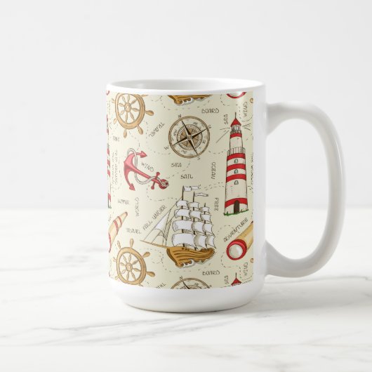 Ozean-Szene Kaffeetasse (Rechts)