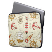 Ozean-Szene Laptopschutzhülle (Vorderseite Links)
