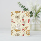 Ozean-Szene Postkarte (Stehend Vorderseite)