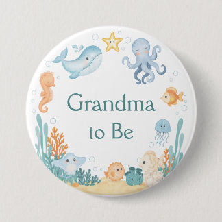 Ozean-Themen-Baby-Party-Button Button