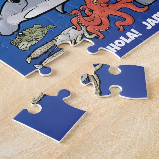 Ozean-Tiere - Puzzle (Seite)