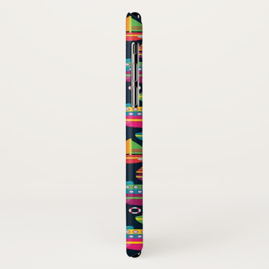 Ozean-Transport-Muster Case-Mate iPhone Hülle (Hinten/Links)