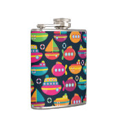 Ozean-Transport-Muster Flachmann (Rechts)