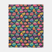 Ozean-Transport-Muster Fleecedecke (Vorderseite)