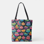 Ozean-Transport-Muster Tasche (Rückseite)