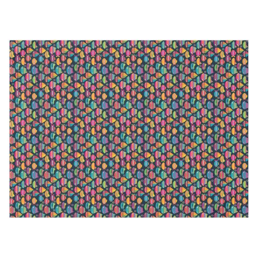 Ozean-Transport-Muster Tischdecke (Vorderseite (Horizontal))