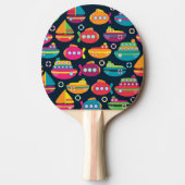 Ozean-Transport-Muster Tischtennis Schläger (Vorderseite)