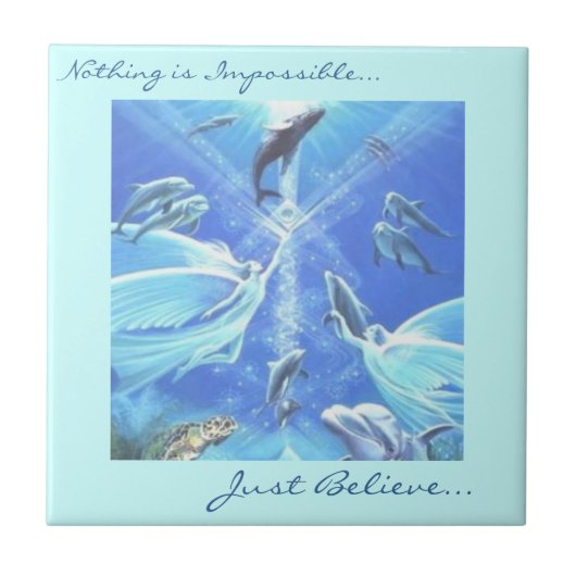 Ozean träumt Fliese (Vorderseite)