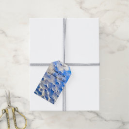 Ozean und Himmelblau Geschenkanhänger