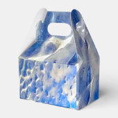 Ozean und Himmelblau Geschenkschachtel (Rückseite)