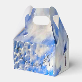 Ozean und Himmelblau Geschenkschachtel