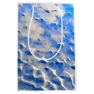 Ozean und Himmelblau Mittlere Geschenktüte