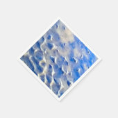 Ozean und Himmelblau Serviette (Ecke)