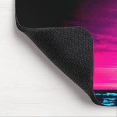 Ozean und Sonnenuntergang bunt und Friedlich Mousepad (Ecke)