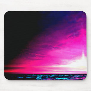 Ozean und Sonnenuntergang bunt und Friedlich Mousepad