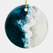 Ozean und Strand Keramik Ornament (Hinten)
