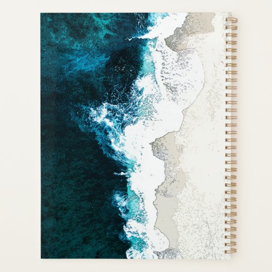 Ozean und Strand Planer (Rückseite)