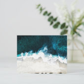 Ozean und Strand Postkarte (Stehend Vorderseite)