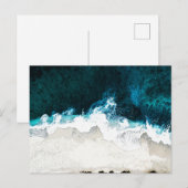 Ozean und Strand Postkarte (Vorne/Hinten)