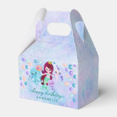 Ozean Unter dem Meer Meerjungfrau Thema Happy Birt Geschenkschachtel (Vorderseite)