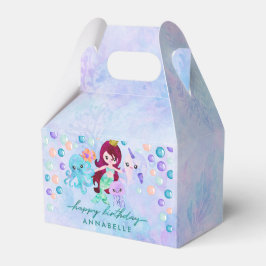 Ozean Unter dem Meer Meerjungfrau Thema Happy Birt Geschenkschachtel