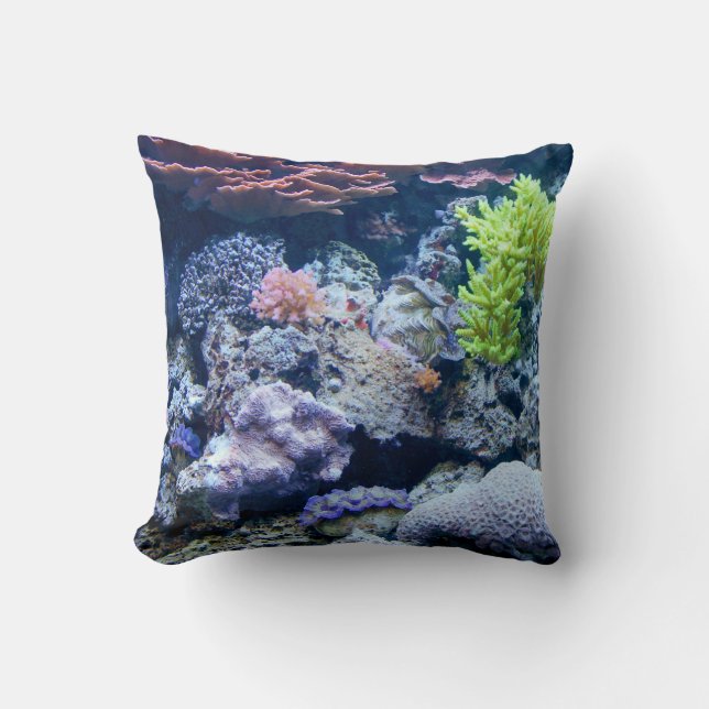 Ozean unter Wasser, Meer, echtes Bild Kissen (Vorderseite)