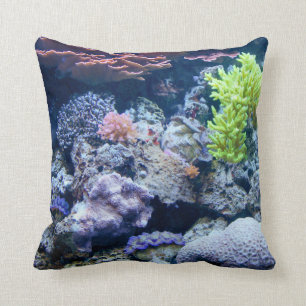 Ozean unter Wasser, Meer, echtes Bild Kissen