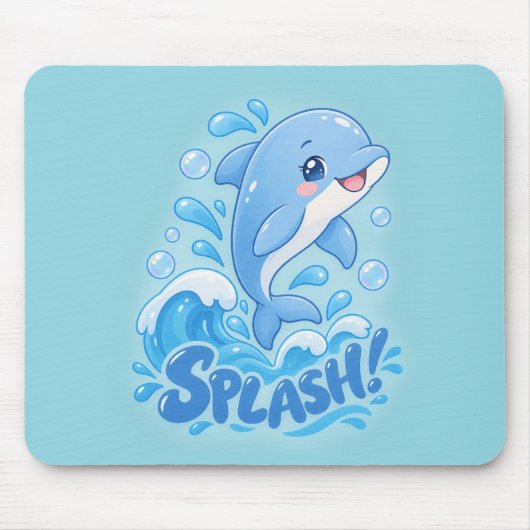 Ozean Vibes 🐬 Mousepad (Vorne)
