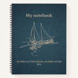 Ozean-Vibes-Notizbuch – Strandjournal Notizblock