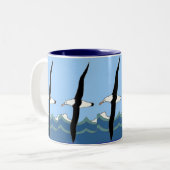 Ozean-Wanderer Zweifarbige Tasse (Vorderseite Links)