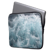 OZEAN-WELLEN LAPTOPSCHUTZHÜLLE (Vorderseite Links)