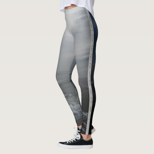 Ozean-Wellen Legging Leggings (Links)