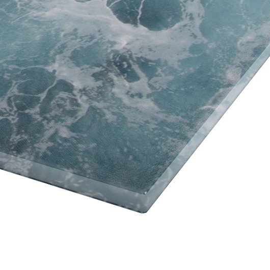 OZEAN-WELLEN SCHNEIDEBRETT (Ecke)