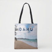 Ozean-Wellen u. Strand Oahus Hawaii Tasche (Vorderseite)