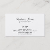 Ozean-Wellen - Uehara Konen Visitenkarte (Rückseite)