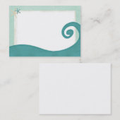 Ozean-Wellestarfish-KüstenVisitenkarte Visitenkarte (Vorne/Hinten)