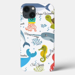 Ozean Wonders Sea Life Ocean Creatures Muster Case-Mate iPhone Hülle