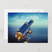 Ozeanansicht bewegte Postkarten für neue Adresse (Vorne/Hinten)