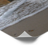 Ozeanansicht unter der Pier-Fotografie Poster (Ecke)