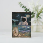Ozeanastronaut Postkarte (Stehend Vorderseite)