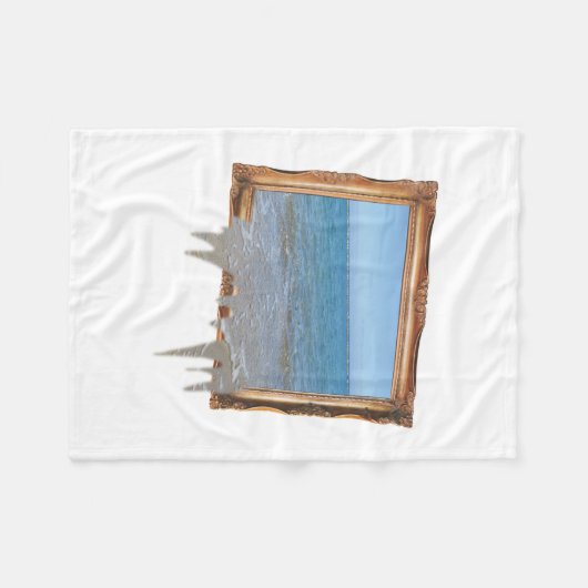 Ozeanausbreitung aus Bilderrahmen Fleecedecke (Vorderseite (Horizontal))