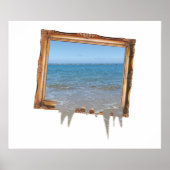 Ozeanausbreitung aus Bilderrahmen Poster (Vorne)