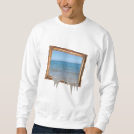 Ozeanausbreitung aus Bilderrahmen Sweatshirt