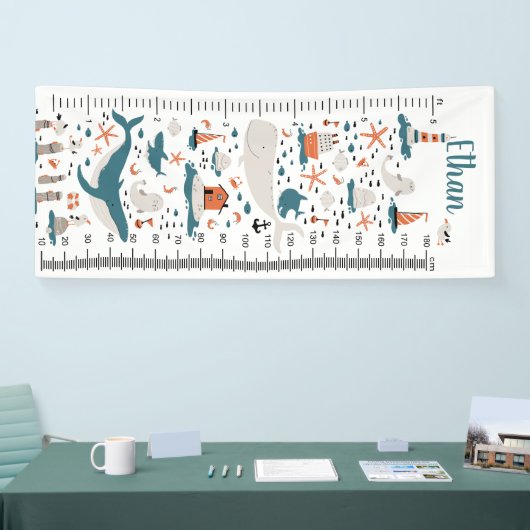 Ozeanautik | Vinyl Growth Chart Banner (Messe)