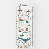 Ozeanautik | Vinyl Growth Chart Banner (Vertikal)