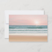 Ozeanbeerdigung Danke Karte | Memorial Card (Rückseite)